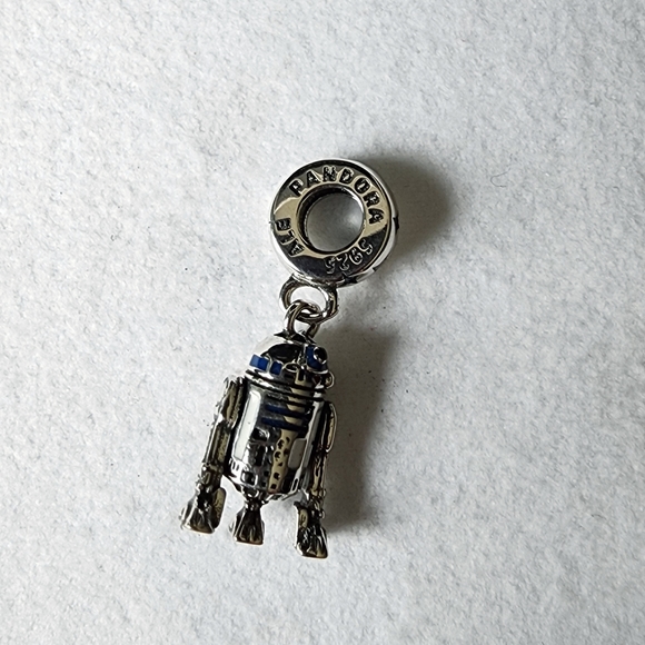 New Pandora Disney Star Wars R2-D2 Dangle Charm For Jewelry bracelet - Picture 3 of 6